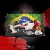 SHOWCASE LAB TECA IN PLEXIGLASS ACRILICO-SHOWCASE-TECA LEGO 10330-McLaren MP4/4 e Ayrton Senn