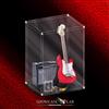 SHOWCASE LAB TECA IN PLEXIGLASS ACRILICO-SHOWCASE-TECA PER LEGO® 21329-FENDER STRATOCASTER