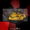 SHOWCASE LAB TECA IN PLEXIGLASS ACRILICO-SHOWCASE-TECA PER LEGO 42131-BULLDOZER CAT D11-LP54