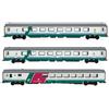 Rivarossi FS 3-UNIT TORINO-REGGIO CALABRIA XMPR "INTERCITY PLUS" LIVERY EP.Vb 1: