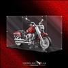 SHOWCASE LAB TECA IN PLEXIGLASS ACRILICO-SHOWCASE-PER SET LEGO®10269-HARLEY DAVIDSON®FAT BOY®