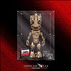 SHOWCASE LAB TECA IN PLEXIGLASS ACRILICO-SHOWCASE-TECA PER LEGO® 76217-IO SONO GROOT-MARVEL