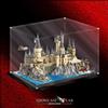 TECA IN PLEXIGLASS ACRILICO-SHOWCASE-PER SET LEGO® 76419-CASTELLO E PARCO DI HOG