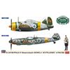 Hasegawa B-239 BUFFALO & MESSERSCHMITT Bf109G-6, JUUTILAINE KIT 1:72