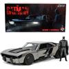 Jada Toys BATMOBILE "THE BATMAN" 2022 BLACK/CHROME W/FIGURE 1:24