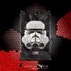 SHOWCASE LAB TECA IN PLEXIGLASS ACRILICO-SHOWCASE-TECA PER LEGO 75276-CASCO DI STORMTROOPER