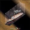 SHOWCASE LAB TECA IN PLEXIGLASS ACRILICO-SHOWCASE-TECA PER RMS TITANIC-HACHETTE®- NAVE-MODEL