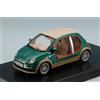PremiumX FIAT 500 CASTAGNA EV "KHAMIS GHEDDAFI" 2009 GREEN/WOOD 1:43