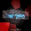 SHOWCASE LAB TECA IN PLEXIGLASS ACRILICO-SHOWCASE- PER SETO LEGO® 42083-BUGATTI CHIRON