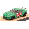Tecnomodel ASTON MARTIN V12 ZAGATO 2012 GREEN W/ENGLISH FLAG ED.LIM.PCS 10 1:43