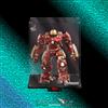 SHOWCASE LAB TECA IN PLEXIGLASS ACRILICO-SHOWCASE-PER HULKBUSTER HOT TOYS-DOLL 1/6-AVENGERS-