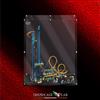 SHOWCASE LAB TECA IN PLEXIGLASS ACRILICO-SHOWCASE-TECA PER SET LEGO 10303-MONTAGNE RUSSE