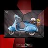 SHOWCASE LAB TECA IN PLEXIGLASS ACRILICO-SHOWCASE-TECA PER SET LEGO® 10298 - VESPA 150