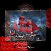 SHOWCASE LAB TECA IN PLEXIGLASS ACRILICO-SHOWCASE-TECA LEGO 4195-QUEEN ANNE'S REVENGE-PIRATI