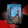 SHOWCASE LAB TECA IN PLEXIGLASS ACRILICO-SHOWCASE-TECA PER SET LEGO 10303-MONTAGNE RUSSE