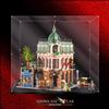SHOWCASE LAB TECA IN PLEXIGLASS ACRILICO-SHOWCASE-TECA PER LEGO 10297-HOTEL BOUTIQUE-EXPERT