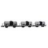 Rivarossi FS 3-UNIT PACK 2-AXLES TANK WAGONS BIG TANK EP.IV-V 1:87