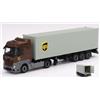 Mini GT MERCEDES ACTROS WITH 40' CONTAINER UPS EUROPE 2023 1:64