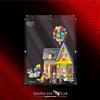 SHOWCASE LAB TECA IN PLEXIGLASS ACRILICO-SHOWCASE-TECA PER SET LEGO 43217-CASA DI "UP"-
