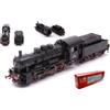 Rivarossi FS STEAM LOCOMOTIVE GR 460 OXIDE RED/BLACK LIVERY PERIOD II 1:87