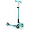 GLOBBER Monopattino Primo Foldable con Luci Azzurro GLOBBER - X19354 GIODICART