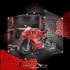 SHOWCASE LAB TECA IN PLEXIGLASS ACRILICO-SHOWCASE-TECA PER SET LEGO® 42202-DUCATI PANIGALE V4