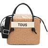 TOUS Ovetto Medium Scoubidou Naturale-Nero, beige, Talla única