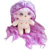 niannyyhouse Bambola di Peluche da 20 cm, con Capelli ondulati, umanoide, Imbottita, indossabile, Idea Regalo (3 con Scheletro)
