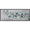 Salonloewe Eucalyptus Welcome - Zerbino per interni ed esterni, lavabile, 030 x 075 cm