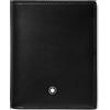 MONTBLANC - PELLETTERIA PORTAFOGLIO COMPATTO 6 CC, MEISTERSTUCK NERO