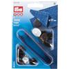 Prym Bottoni Per Jeans Disegno Con Corona Di Alloro 8 Pezzi, Dimensioni: 17 mm, Rame vecchio