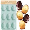 ScrapCooking 3115 Multi 9 Madeleine Stampo Silicone Rosa 32 x 17,5 x 1,7 cm