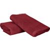 Ruggeri - Set 2 Teli Doccia e Bagno 70x140 cm - 100% Puro Cotone Extra Morbido - Collezione Asciugamani - Let's Color! (Rosso)