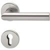 Hoppe - Maniglia E Serratura, Acciaio Inox, Cilindro Per Profilo