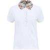 BARBOUR POLO MALVERN TOP WHITE HESSIAN
