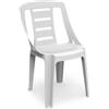 Ipae Progarden Sedia Sonda Bianca effetto legno 48x52x81h cm di Ipae Progarden