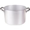 Agnelli Pentole Agnelli ALMA104B28 Casseruola Altissima 2 Manici Alluminio 28 cm