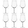 alpina Set Bicchieri da Vino Rosso - Calici Vino 6 Pezzi - Calice Vino 53cl - Regalo Compleanno Donna, Amica e Mamma - Vini Rosso - con Base Robusta - Vetro