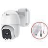 Global security Telecamera Videosorveglianza Esterna 5 Mpx 360 Gradi audio BNC Ptz 2.7-13,5mm 5X