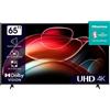 Hisense Smart TV 65A69K TV 165,1 cm 65" 4K Ultra HD Wi-Fi Nero, Grigio 300 cd/m²
