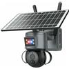 Glob al Security Telecamera con Scheda Sim e Registratore Solare 4G 360 Gradi