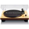 LENCO Giradischi in Legno con altoparlanti integrati e codifica USB 33/45/78rpm