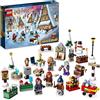 LEGO Harry Potter Calendario dell'Avvento 2023 con 24 Regali tra cui 18 Mini Costruzioni del Villaggio di Hogsmeade e 6 Minifigure, Giochi per il Countdown di Natale per Bambini, Bambine e Fan 76418