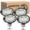 RIGIDON 4 Pcs 5.5 Pollici 14 cm 20W Faro da Lavoro Led Ovale, Luci di Lavoro a Led Fuoristrada, Fari di Profondità, Impermeabile Faretti Fendinebbia per Trattore Camion Auto Barca 4x4 ATV UTV