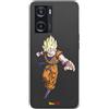 Personalaizer Custodia Dragon Ball Z Goku SS1 per OPPO A57 4G - Cover in silicone TPU flessibile trasparente - Licenza ufficiale