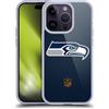 Head Case Designs Licenza Ufficiale NFL Calcio Seattle Seahawks Logo Custodia Cover in Morbido Gel Compatibile con Apple iPhone 14 PRO