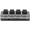 Cuifati Tastiera mini a 4 tasti, tastiera RGB con tastierino macro di programmazione, tasti completamente programmabili con una sola mano, per, per Vista, per, per Macos