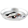 Pentole Agnelli Linea Pasticceria e Pizza Tortiera Conica in Alluminio con Orlo (H 3 cm), Argento, 32 cm