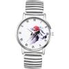Silverora Orologi Donna Uomo Elastico: Analogici Quarzo Coppia Orologi Con Numeri Romani Impermeabile Cinturino In Acciaio Inossidabile Orologi Da Uomo Orologi Da Donna Regali, montagna uomo argento,