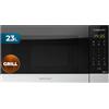 Cecotec Forno a Microonde con grill Proclean 6110-23 L, 800 W e grill 1000 W, 6 livelli di potenza, Rivestimento Ready2CLean, Tecnologia 3DWave, Controllo digitale con display a LED